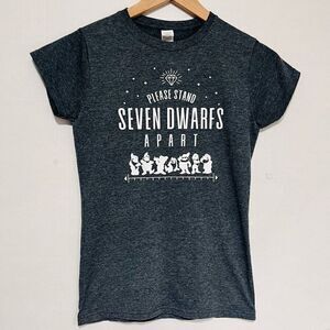 No Brand Tee Shirt   “ Please Stay Seven Dwarfs Apart “   Sz S   GUC